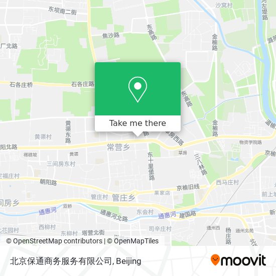 北京保通商务服务有限公司 map
