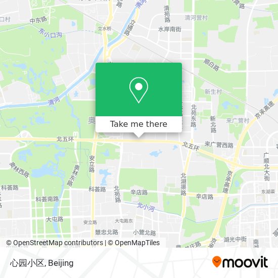 心园小区 map