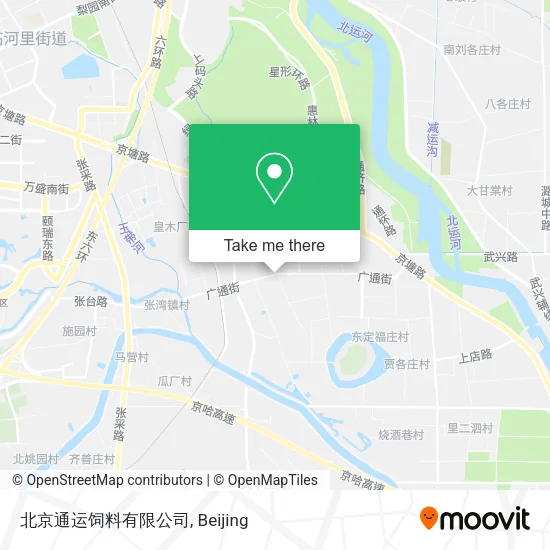北京通运饲料有限公司 map