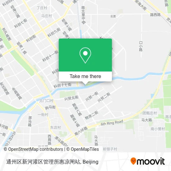 通州区新河灌区管理所惠凉闸站 map