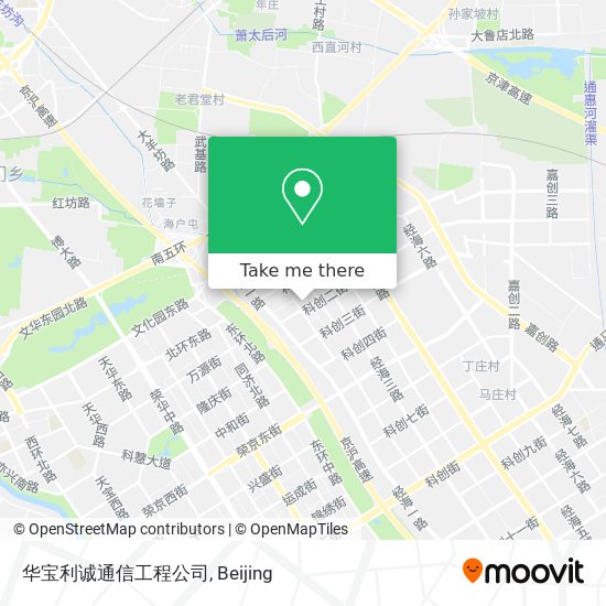 华宝利诚通信工程公司 map