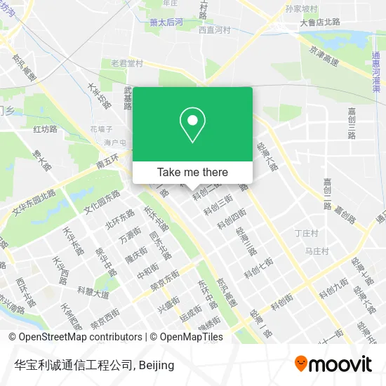 华宝利诚通信工程公司 map