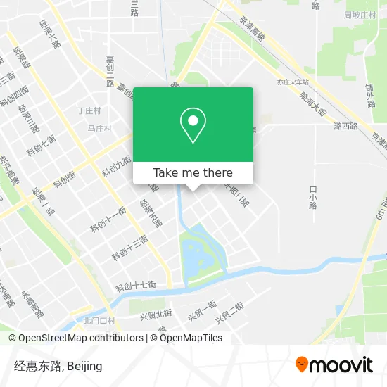 经惠东路 map