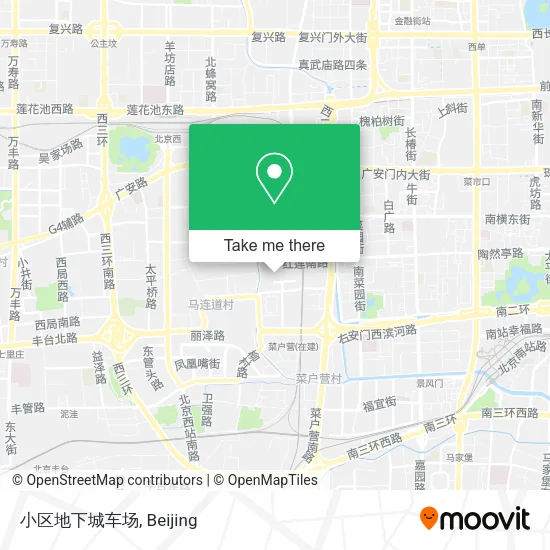 小区地下城车场 map