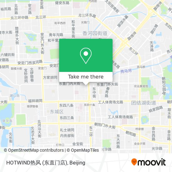 HOTWIND热风 (东直门店) map