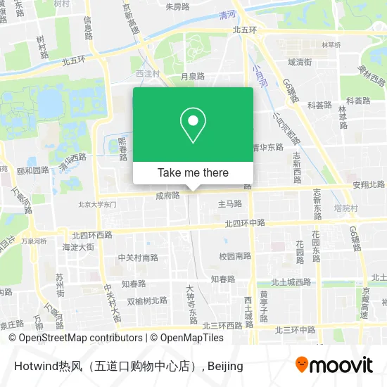 Hotwind热风（五道口购物中心店） map