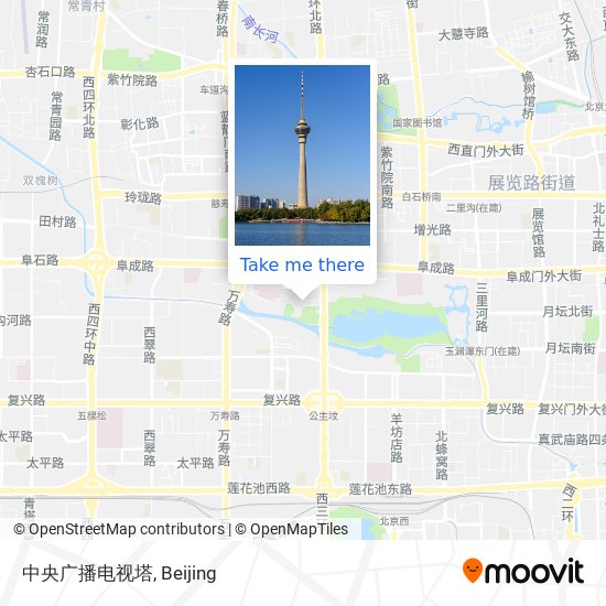 中央广播电视塔 map