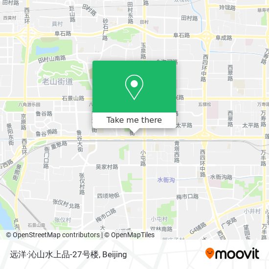 远洋·沁山水上品-27号楼 map