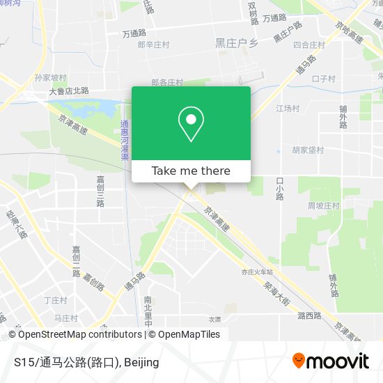 S15/通马公路(路口) map