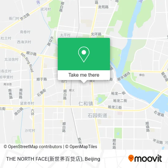 THE NORTH FACE(新世界百货店) map