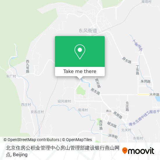 北京住房公积金管理中心房山管理部建设银行燕山网点 map