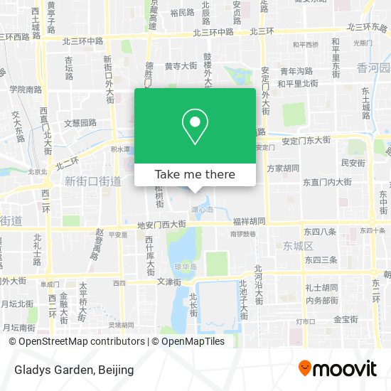Gladys Garden map