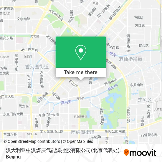 澳大利亚中澳煤层气能源控股有限公司(北京代表处) map