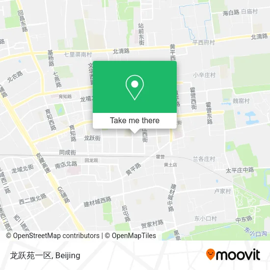 龙跃苑一区 map