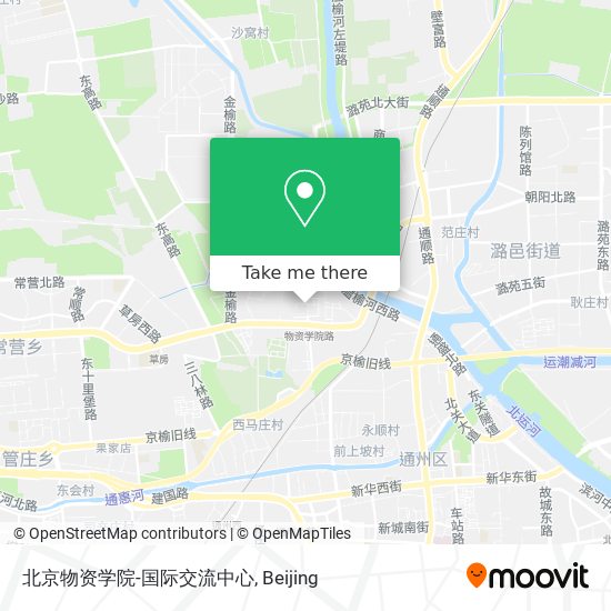 北京物资学院-国际交流中心 map