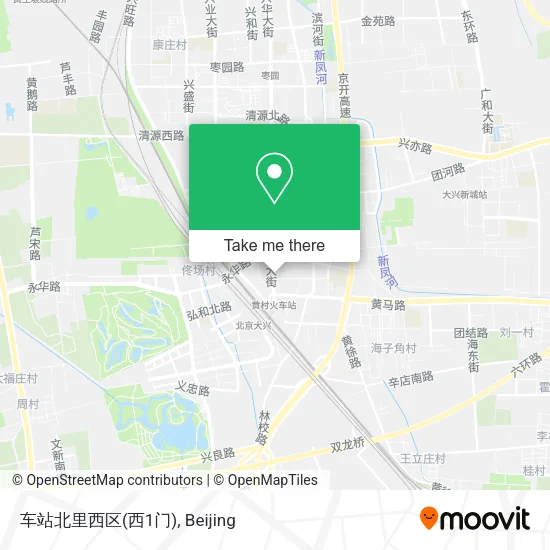 车站北里西区(西1门) map