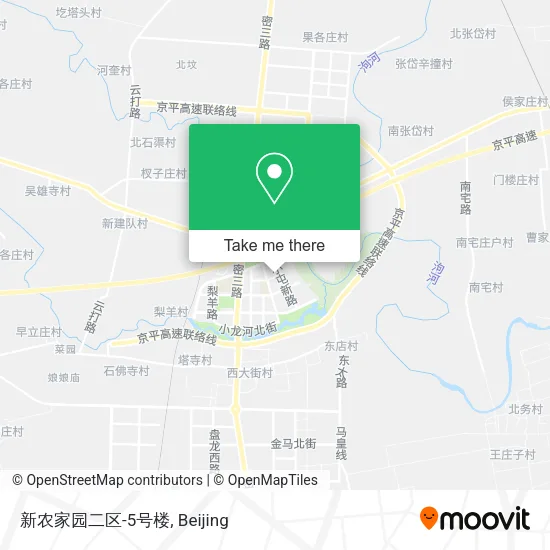 新农家园二区-5号楼 map