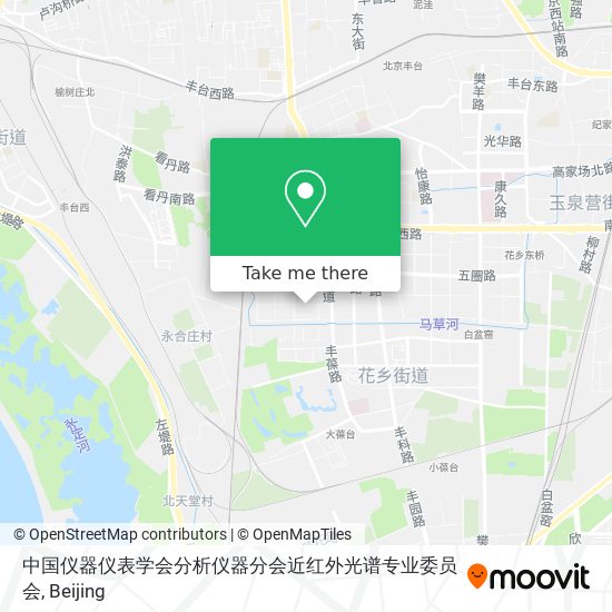 中国仪器仪表学会分析仪器分会近红外光谱专业委员会 map