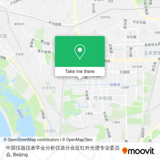 中国仪器仪表学会分析仪器分会近红外光谱专业委员会 map