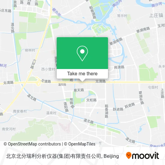 北京北分瑞利分析仪器(集团)有限责任公司 map