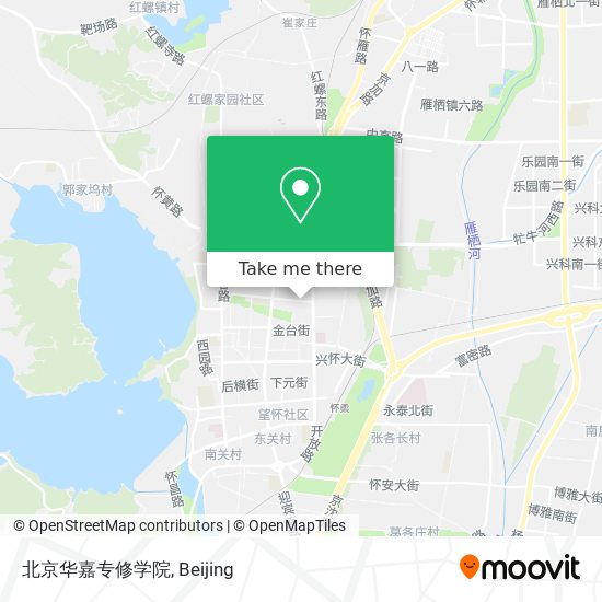 北京华嘉专修学院 map