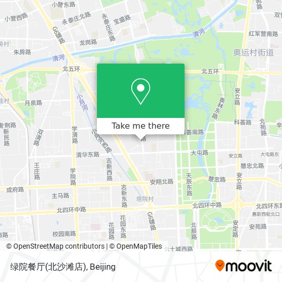 绿院餐厅(北沙滩店) map