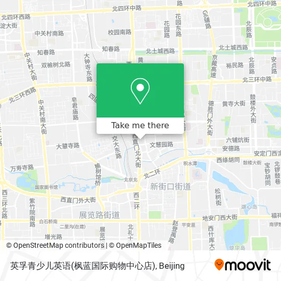 英孚青少儿英语(枫蓝国际购物中心店) map