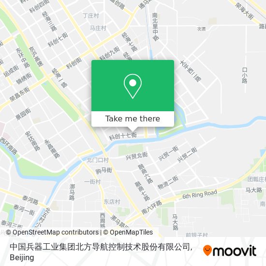 中国兵器工业集团北方导航控制技术股份有限公司 map