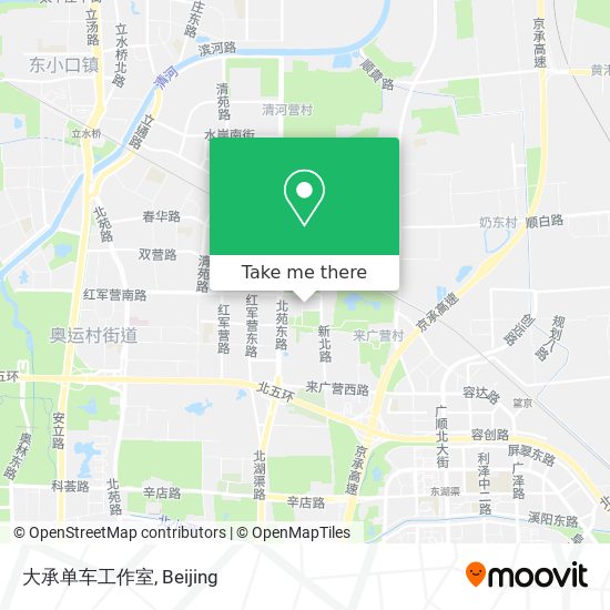 大承单车工作室 map