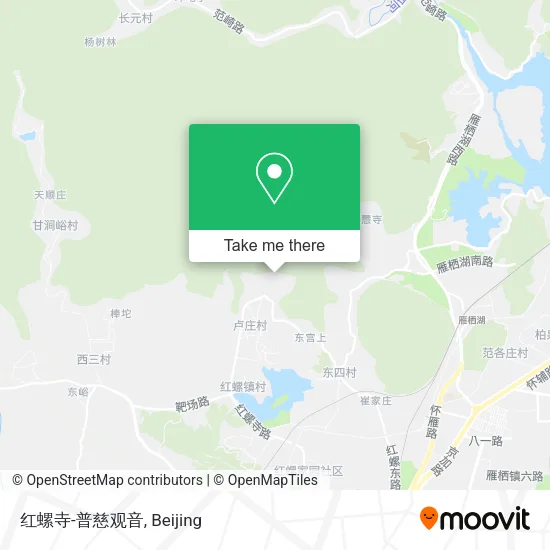 红螺寺-普慈观音 map