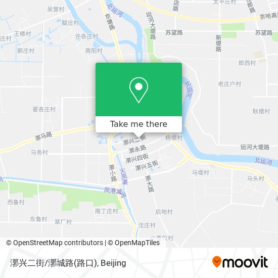 漷兴二街/漷城路(路口) map