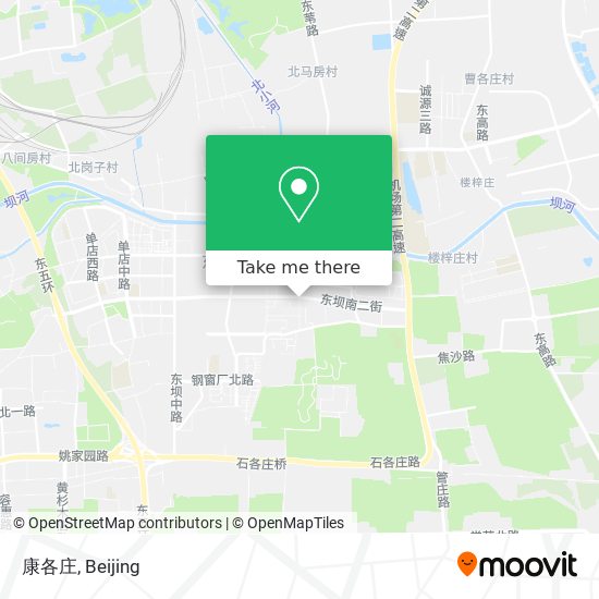 How To Get To 康各庄in 东坝地区by Bus Or Metro