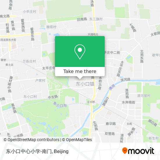 东小口中心小学-南门 map