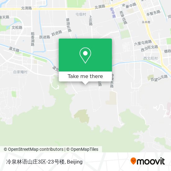 冷泉林语山庄3区-23号楼 map