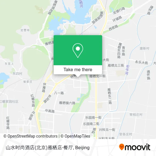 山水时尚酒店(北京)雁栖店-餐厅 map