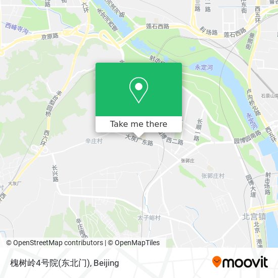 槐树岭4号院(东北门) map