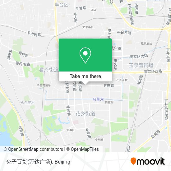 兔子百货(万达广场) map