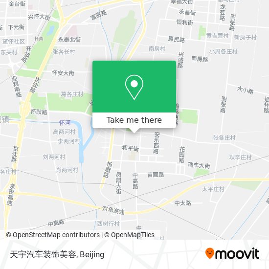 天宇汽车装饰美容 map