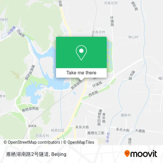 雁栖湖南路2号隧道 map