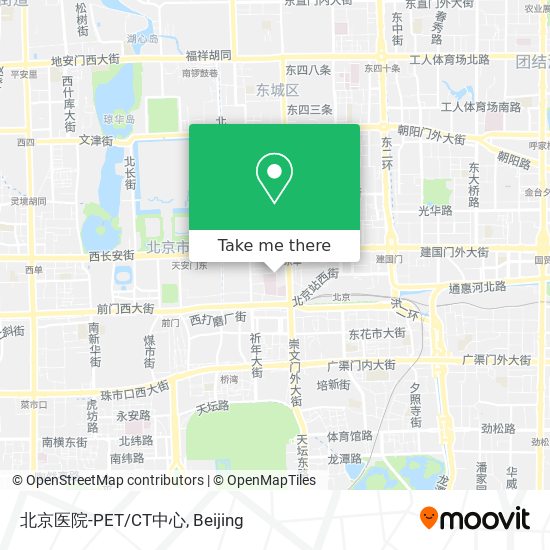 北京医院-PET/CT中心 map