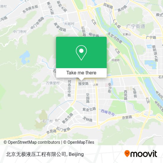 北京无极液压工程有限公司 map