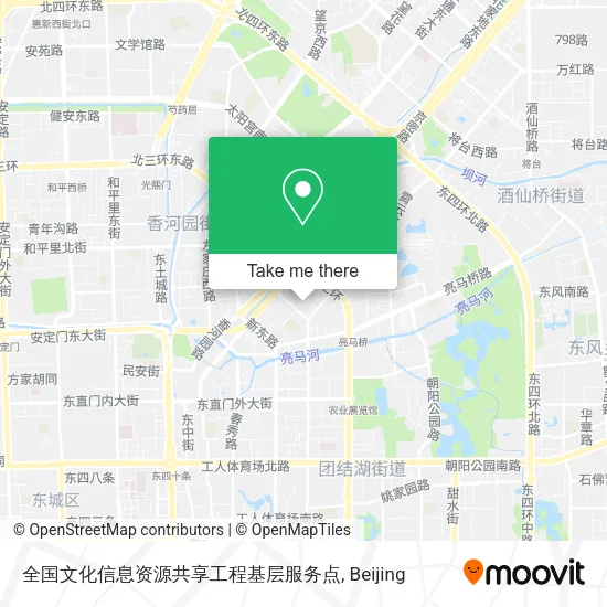 全国文化信息资源共享工程基层服务点 map