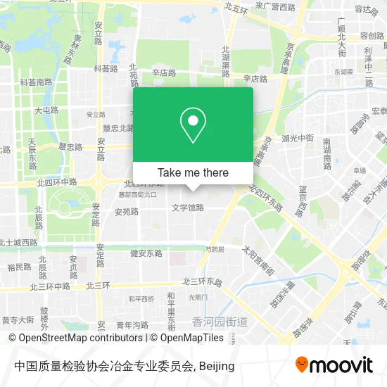 中国质量检验协会冶金专业委员会 map