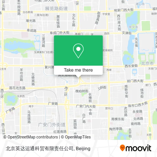 北京英达运通科贸有限责任公司 map