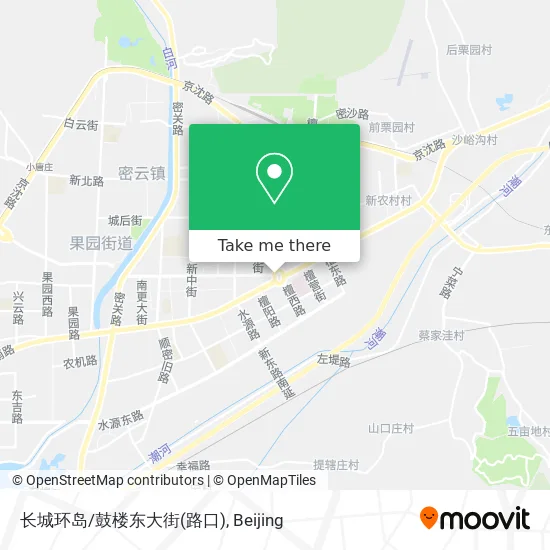 长城环岛/鼓楼东大街(路口) map