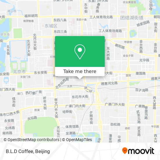 B.L.D Coffee map