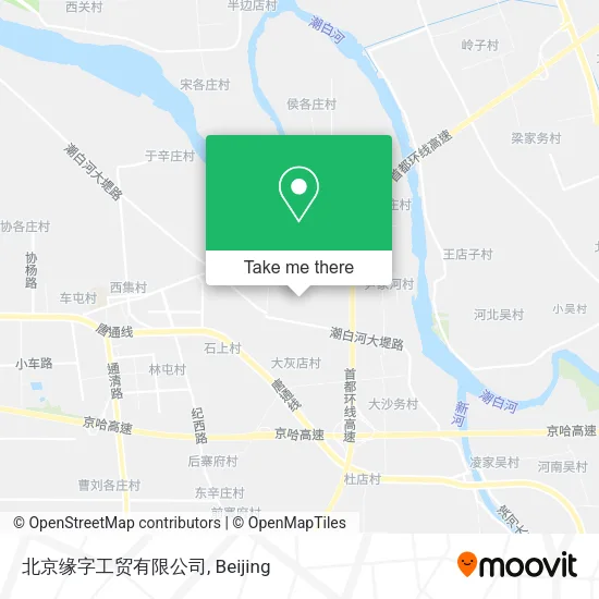 北京缘字工贸有限公司 map
