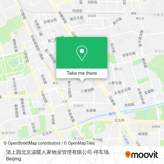 清上园北京温暖人家物业管理有限公司-停车场 map