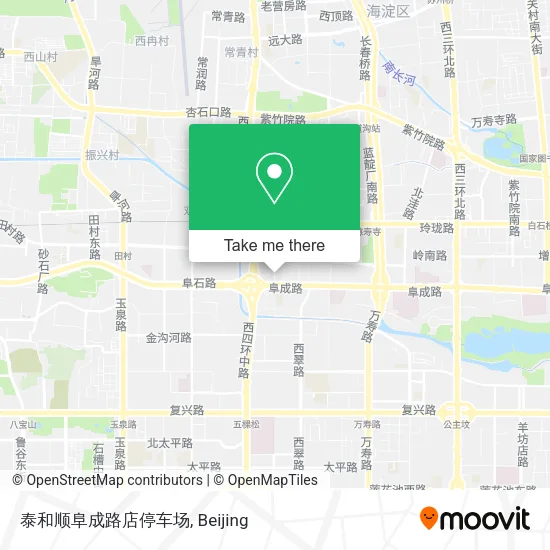 泰和顺阜成路店停车场 map
