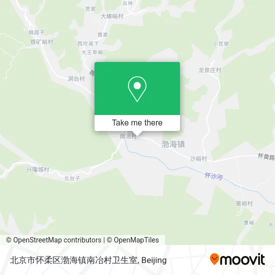 北京市怀柔区渤海镇南冶村卫生室 map